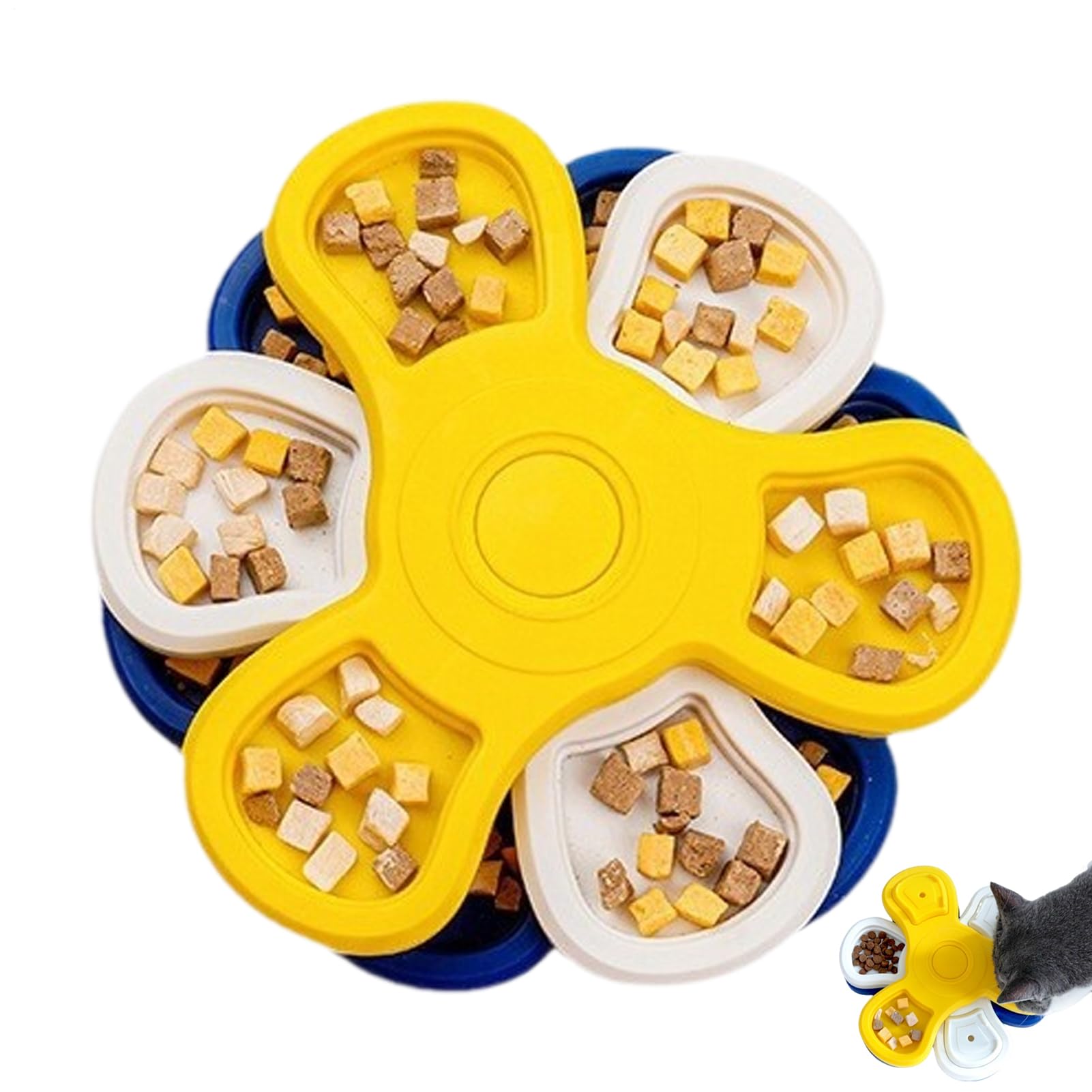 Jouets d'enrichissement canin à 3 niveaux et distributeur de nourriture
