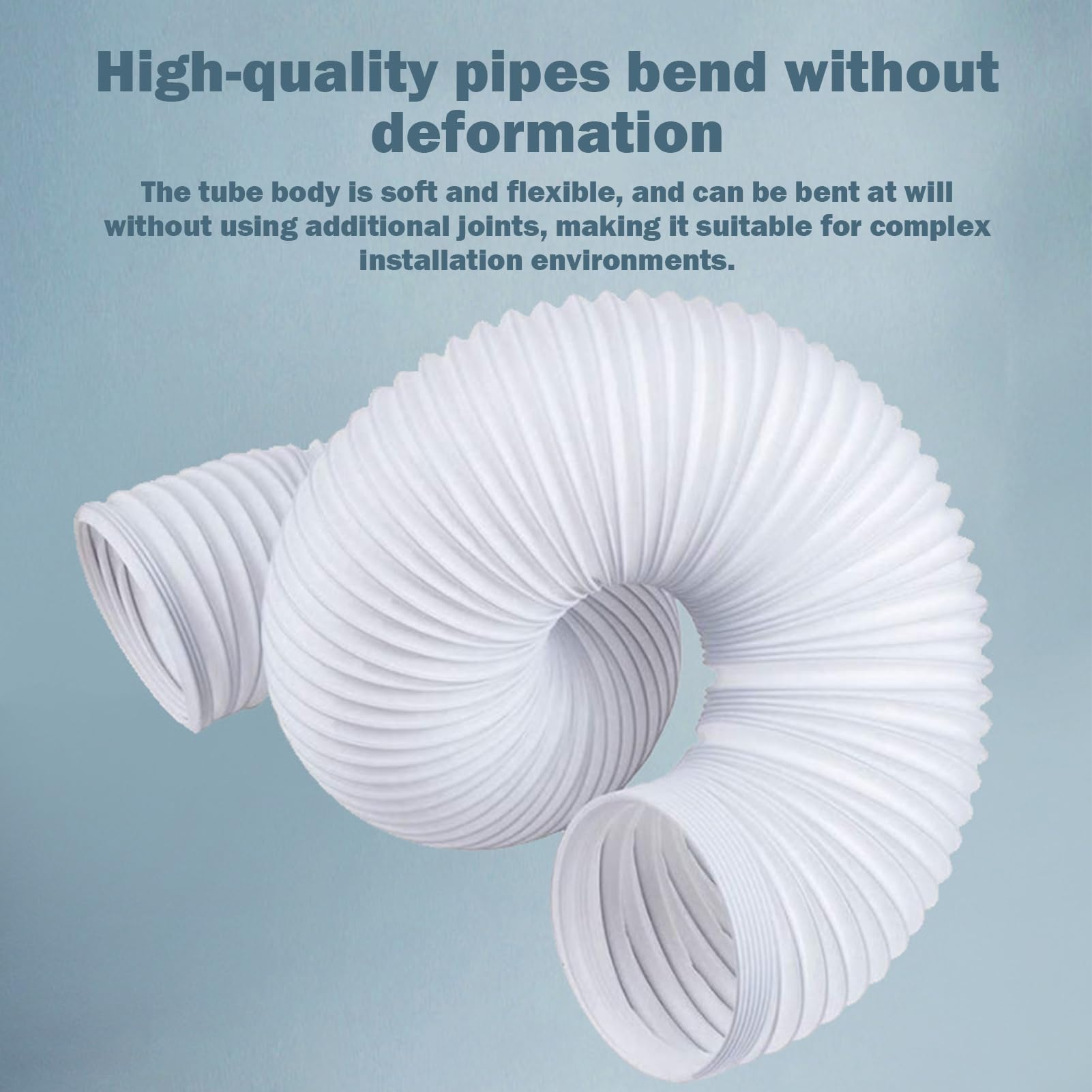 Tubo Flessibile Condizionatore D'aria, 150MM Prolunga Tubo Flessibile Portatile per Condizionatore D'aria, Tubi Flessibili Condizionatori Aria Resistenti Calore, Tubos Scarico Condizionatori Aria