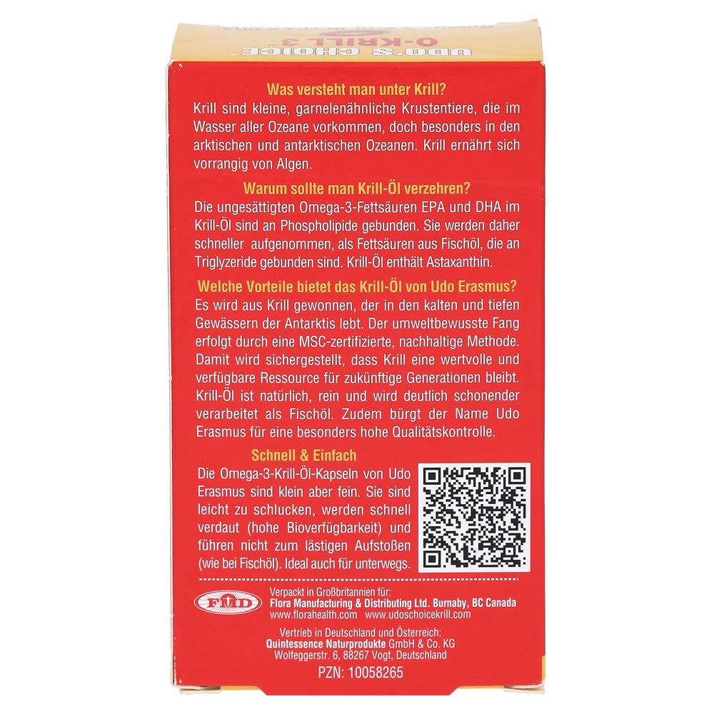O Krill3 Omega-3 Krill-Öl Kapseln