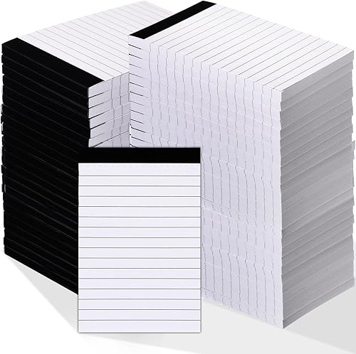Colarr Paquete de 100 blocs de notas de 2.5 x 4 pulgadas para suministros de oficina, mini diario a granel, bolsillo para lista de tareas, bloc de