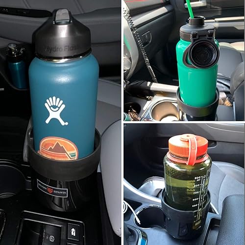 Miniatura 8 de SEVEN SPARTA Paquete de 2 organizadores expansores para tazas de automóvil, base ajustable, compatible con Yeti 202630 onzas, Hydro Flasks 3240