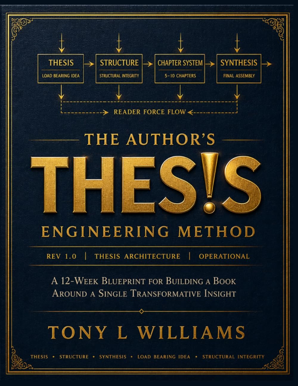 The Author's Thesis Engineering Method: A 12-Week Blueprint for Building a Book Around a Single Transformative Insight