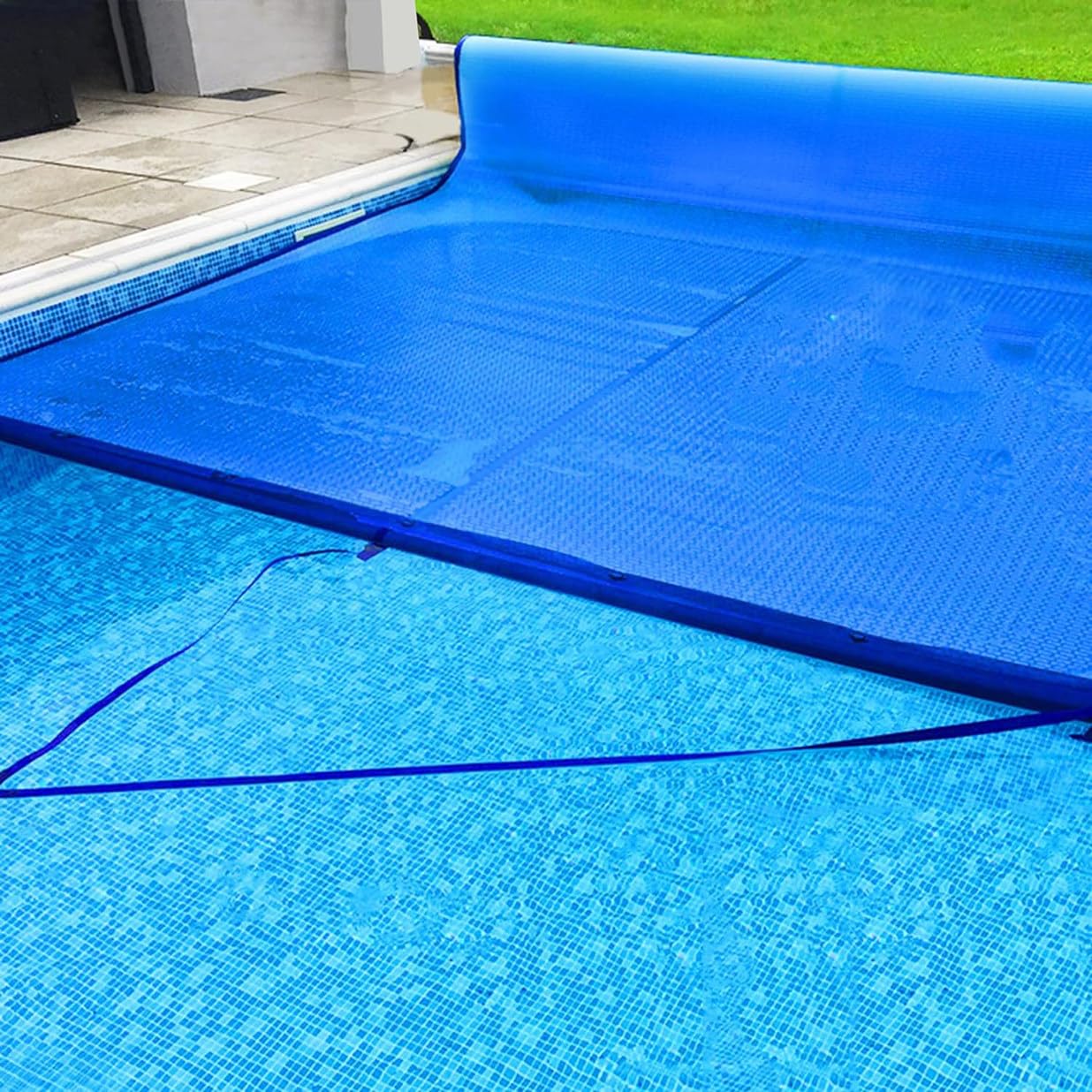 Cubierta para Bañera De Hidromasaje, Cubierta Solar para Piscina, Manta Térmica, Cubierta De Burbujas para Bañera De Hidromasaje, Película Exterior De Calor De Burbujas para Piscina,1x3m/3x10ft