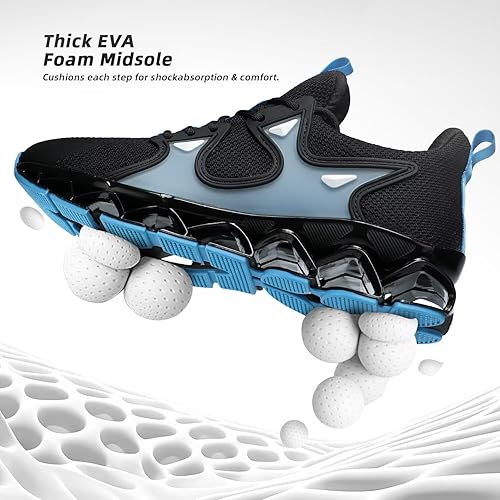 Miniatura 5 de Zapatillas de correr para hombre Blade Fashion Sneakers Casual Slip on Tenis Caminar Atlético Deportivo Zapatillas Zapatillas para Hombre