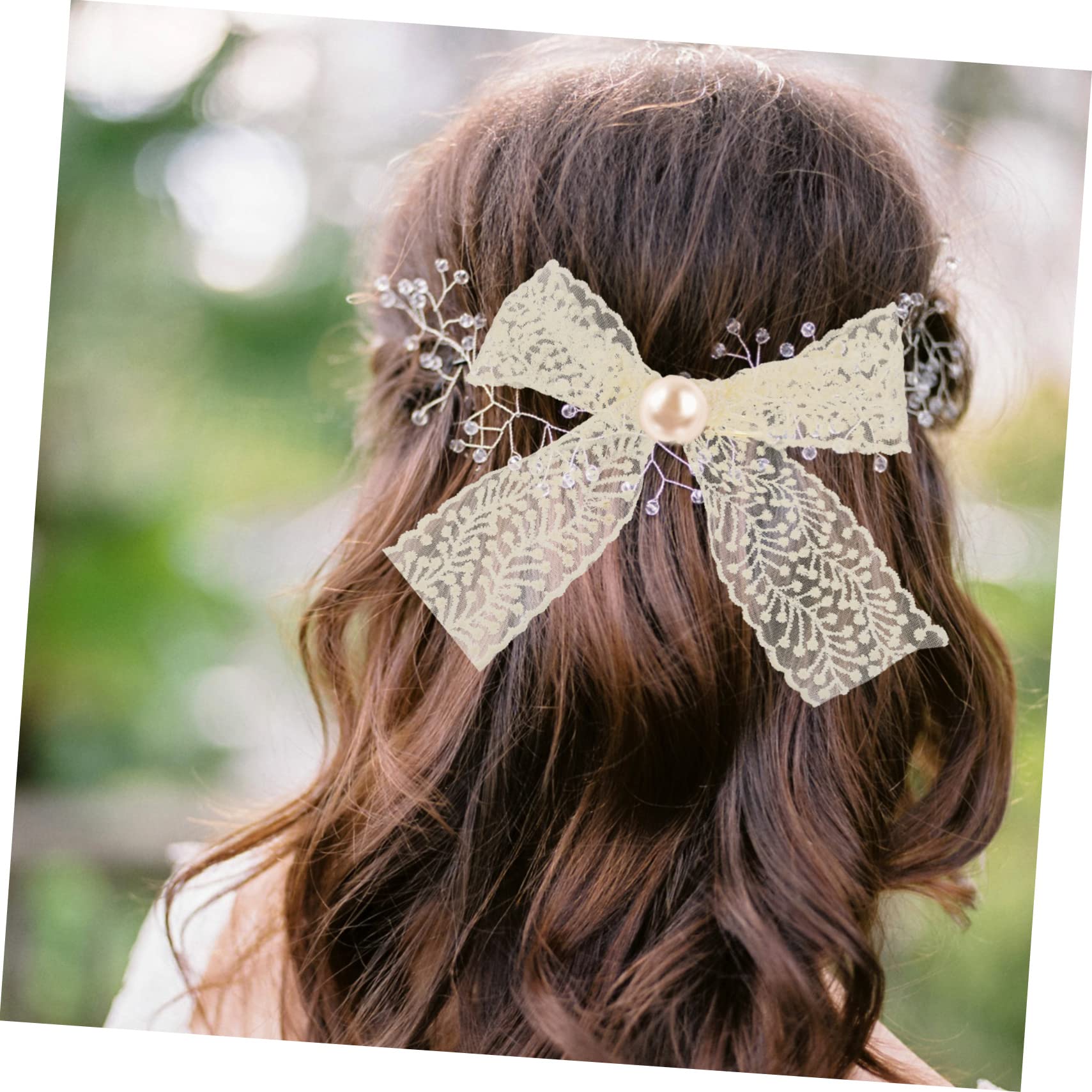 STOBOK 3rollos Cinta De Encaje Para Manualidades y Accesorios De Pelo Metros De Ribete De Encaje Bordado Para Ropa y Decoración Material Para Crear Diademas y Adornos