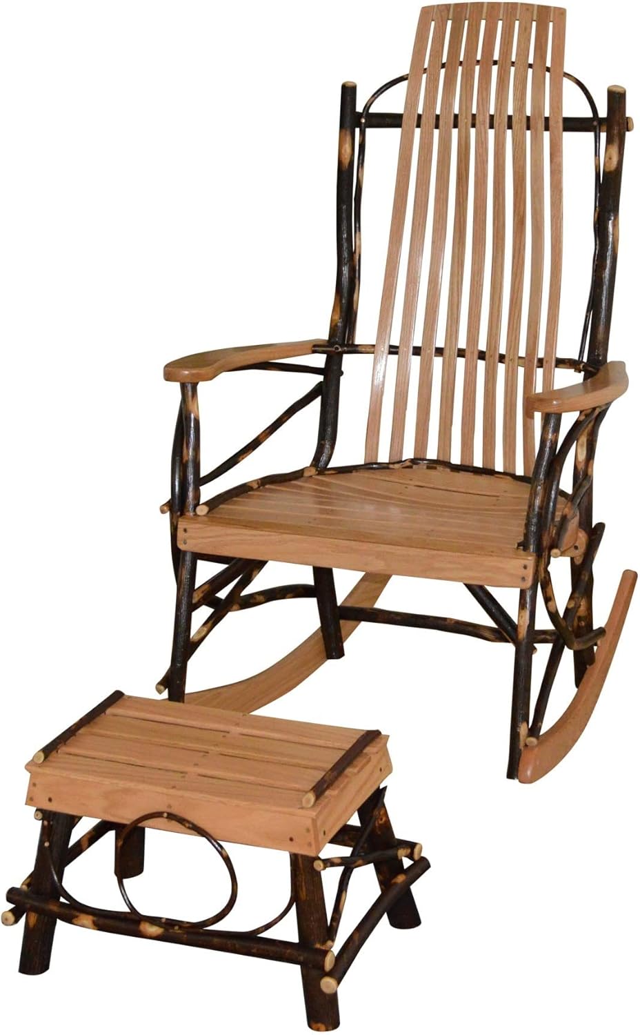 Hickory 9-Slat Rocker, Natural Finish