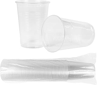 HEKU 50 transparente Einweg-Trinkbecher 0,4l | Aus Polypropylen | Ideal für Partys und Veranstaltungen
