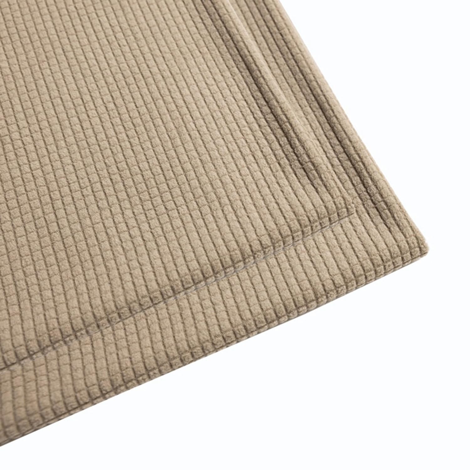 HKJGNH Set of 2 Pillow Covers Corduroy Soft Extra Large Cushion Covers For Living Room Sofa Super King Size Pillow Cases Decorative Couch Pillowcases(H2,2pcs 90x90 cm (36x36 in))