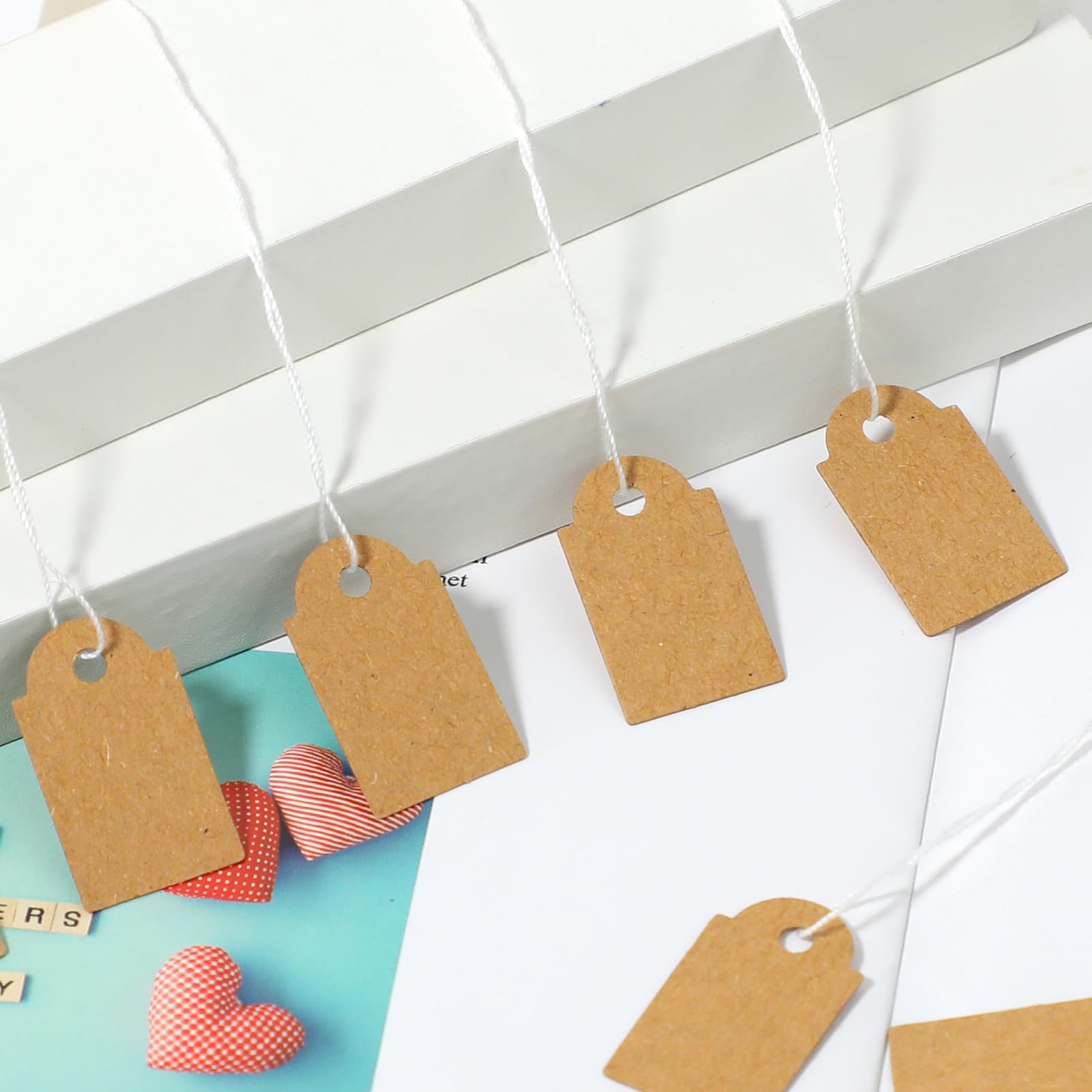 Herma 6903 Lot De 1000 étiquettes à Suspendre Avec Ficelle 18 X 28 Mm