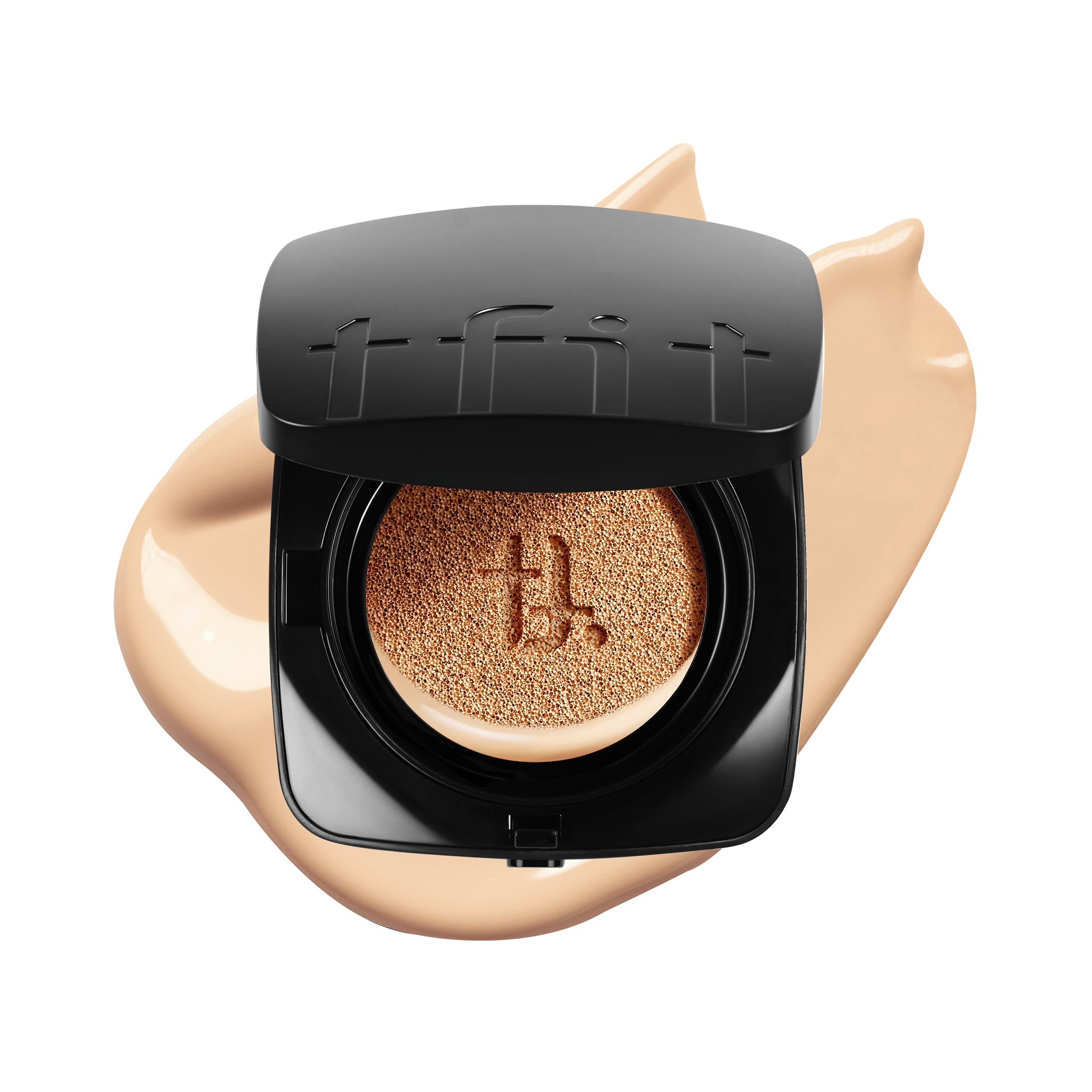 TFIT layering Fit Glow Cushion EX - SPF 50+ / PA++++, Glow Finish, Lightweight, Natural Coverage, Korean Makeup (N1.5 Suede, 12g)