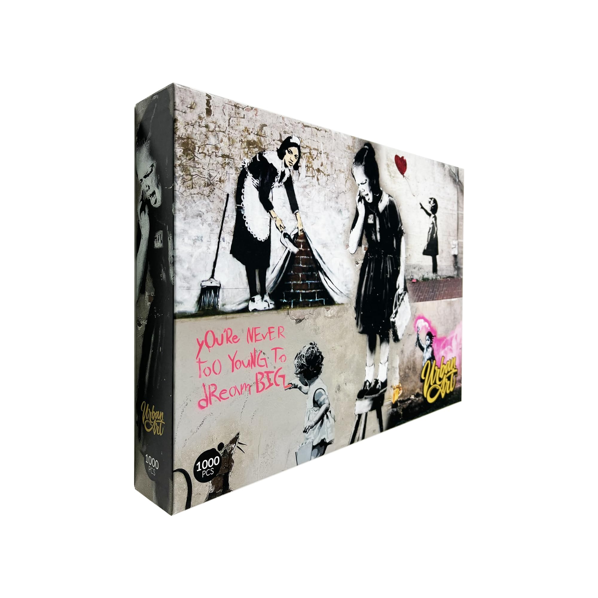 Banksy - Girl on Stool An unprotected Banksy piece in New