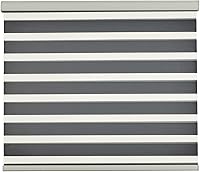 Vista 13 de Persilux Persianas Cebra Inalámbricas para Ventanas Persianas Enrollables de Parada Libre (36" An x 47" Al, Blanco) Control de Luz de Doble Capa