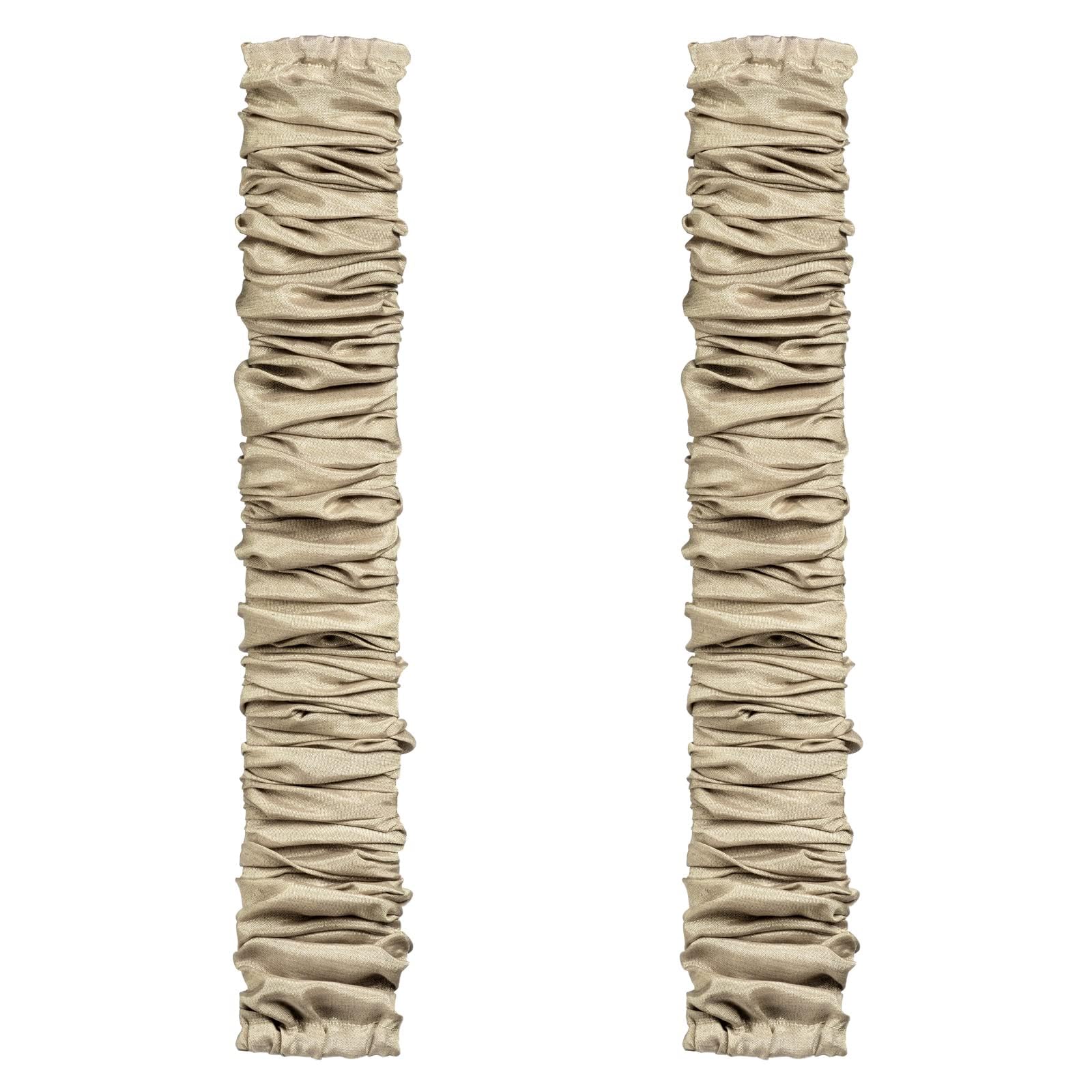 2 Pcs Fabric Cord Cover & Chandelier Chain Cover Each 6 Feet Long Easy to Install Ideal for Chandeliers Lighting Wire Cable Management and Hiding (Grey)