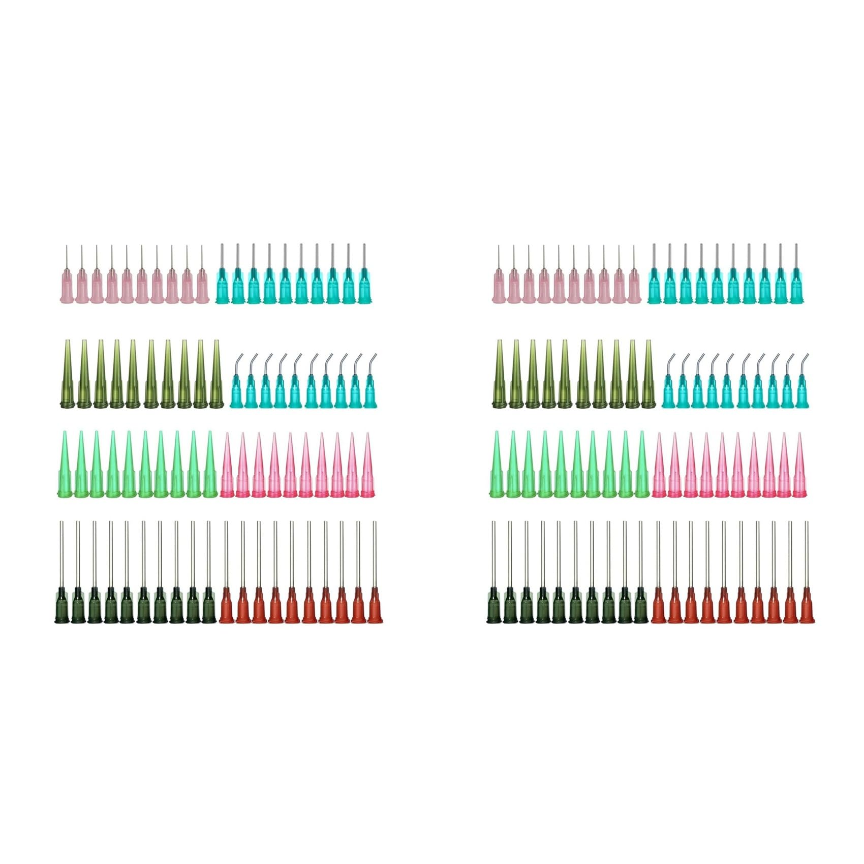 Jnchdghwa As Shown 160 Blunt Tip Dispensing Needles In 8 Sizes-Blunt Needles, Applicators For Adhesive, Industrial And Syringeuse