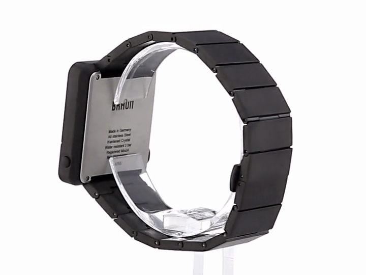 Braun Men's Prestige Digital Watch BN0106BKBTG With Black Plated