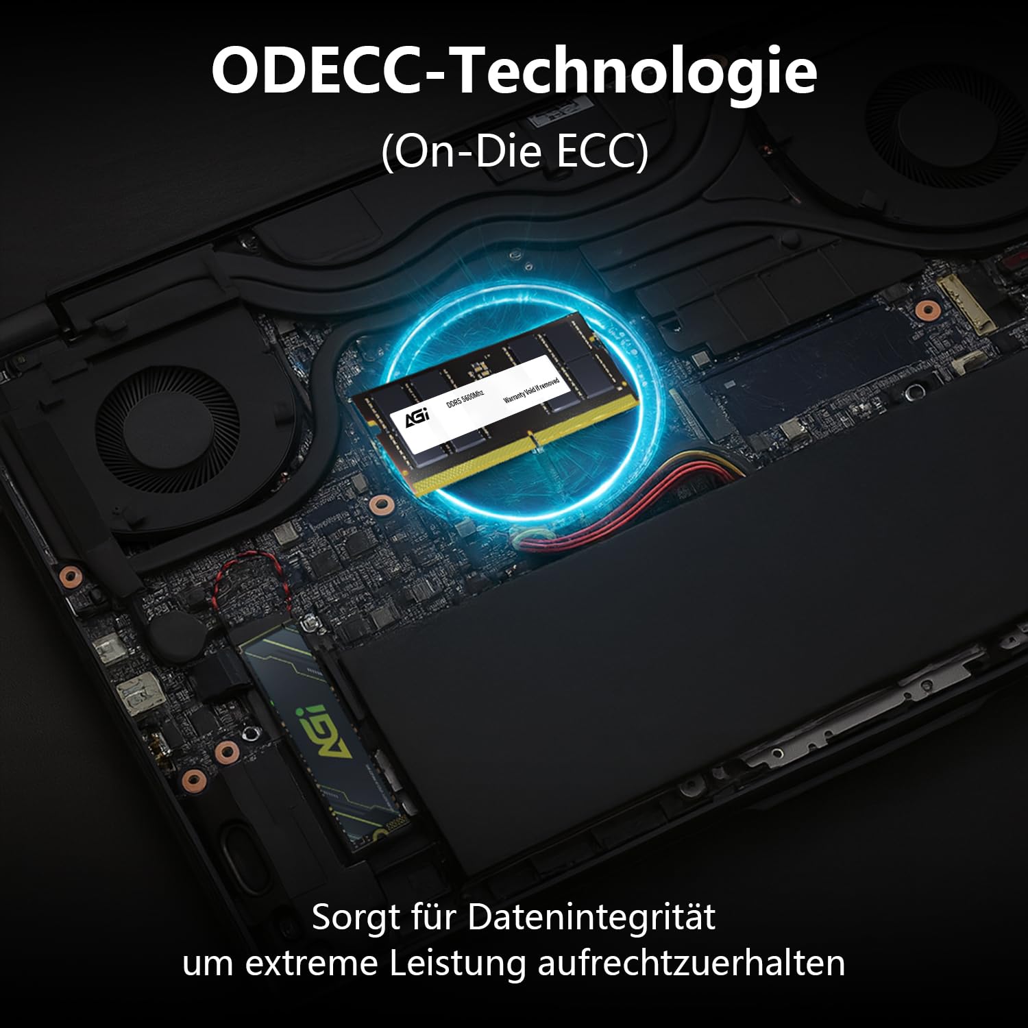 AGI SD238 16GB DDR5 RAM SODIMM 5600MHz Arbeitsspeicher Fuer Laptop | Latenz CL46, Hochleistungs-Speichermodul optimal kompatibel mit modernen Laptops, Notebooks und Mini-PC