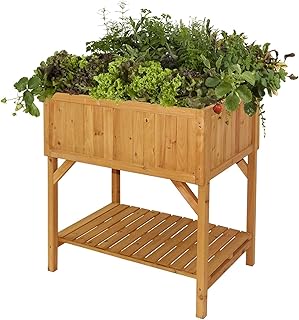 VegTrug RP6001N - Vaso rialzato, colore: naturale