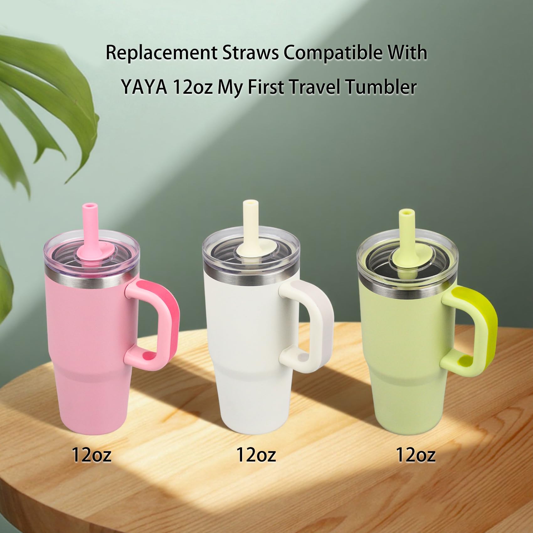 Amazon.com: KLOWOAH Replacement Straws Compatible With YAYA 12oz