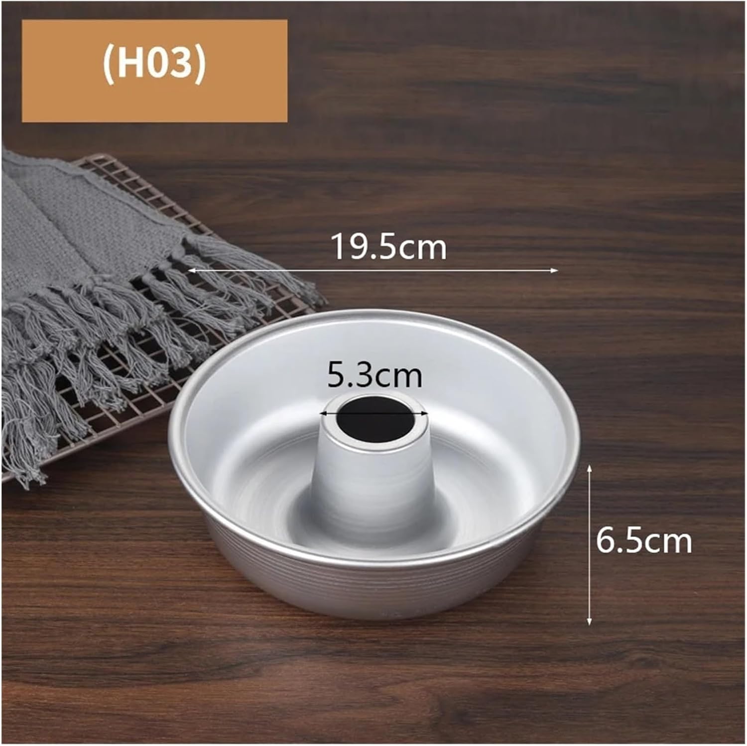 1Pcs Aluminum Ring Cake Tin For Baking Small/Lager/Giant Donut Non Stick Mold Pan(H03)