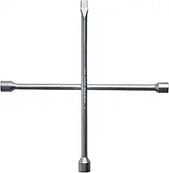 Tramontina 42860001, Chave de Roda Tipo Cruz 17X19X21 Espátula, Corpo Forjado em Aço Especial