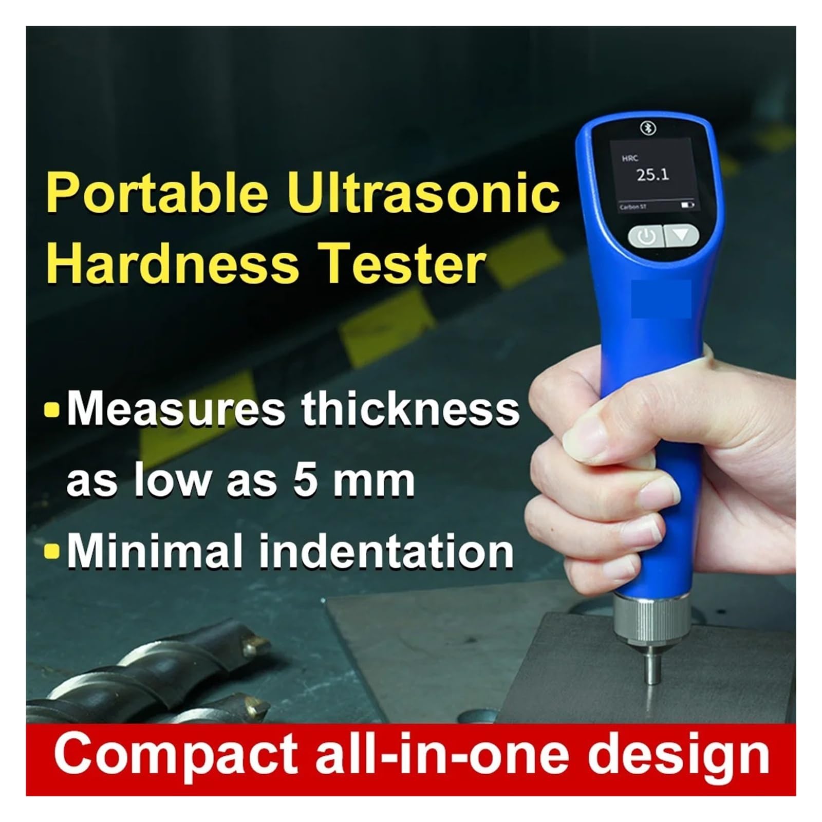 LS256 Tragbarer Ultraschall-Härteprüfer 1HV, 0,1HRC