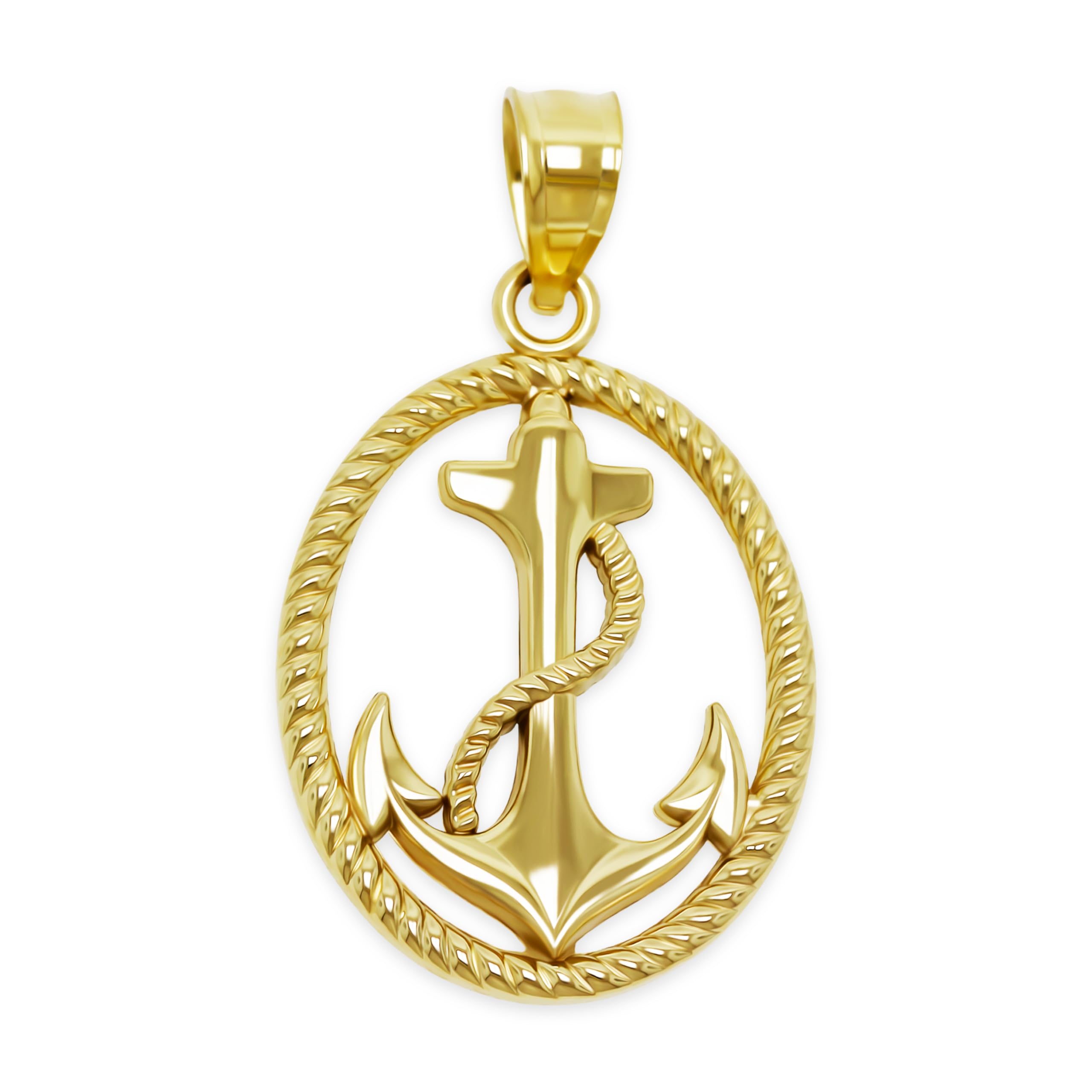 Charm America 10K Anchor Charm