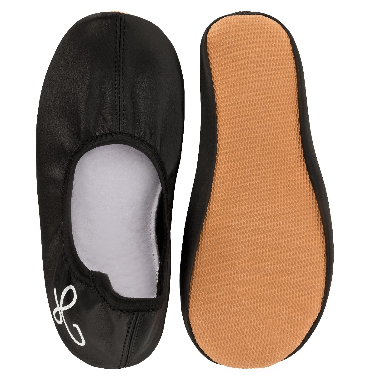Zapatillas Deportivas de Gimnasia Zapatos de Baile Emmi Talla 26 de Tela Negra para niñas y niños. Suela Transpirable y Antideslizante.