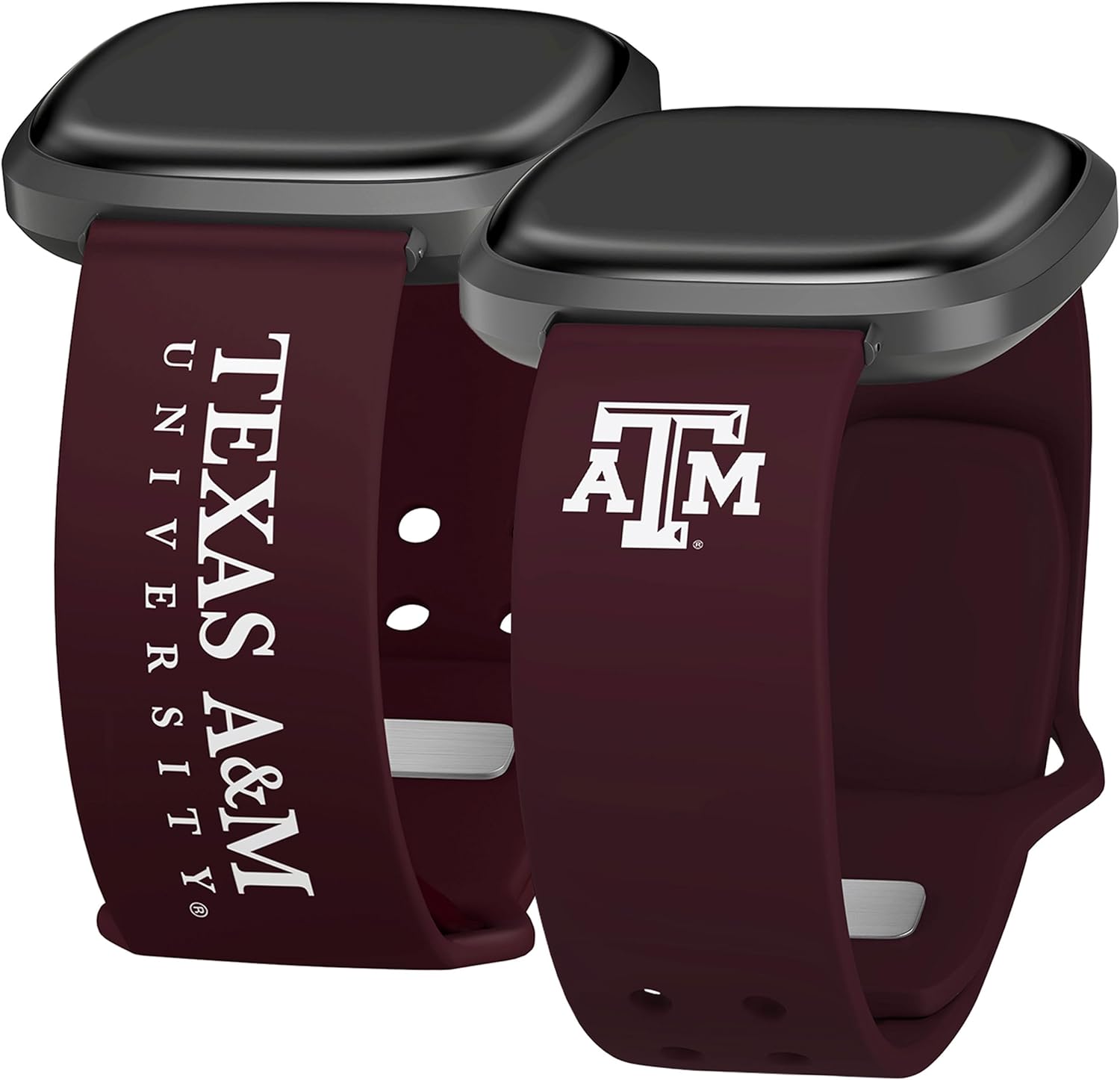 Affinity Bands Texas A&M Aggies HD Watch Band Compatible with Fitbit Versa 3 and Sense