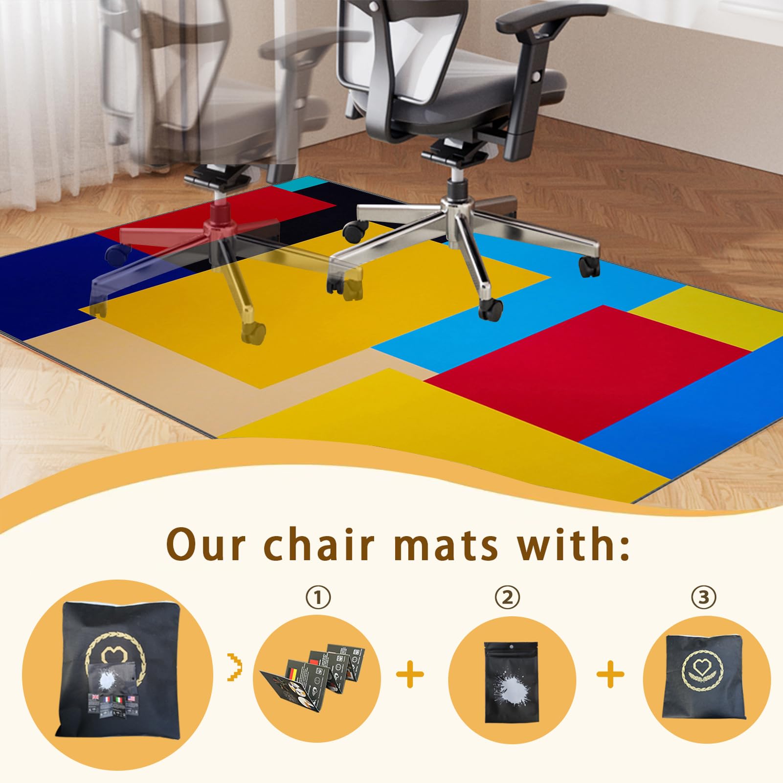 Alfombra Silla Ruedas Alfombra Silla Gaming Antideslizante Protector Suelo Protector Suelo Silla Ruedas Alfombrilla para Silla de Oficina Protector de Suelo Silla Gaming con Ruedas 90 x 140 cm