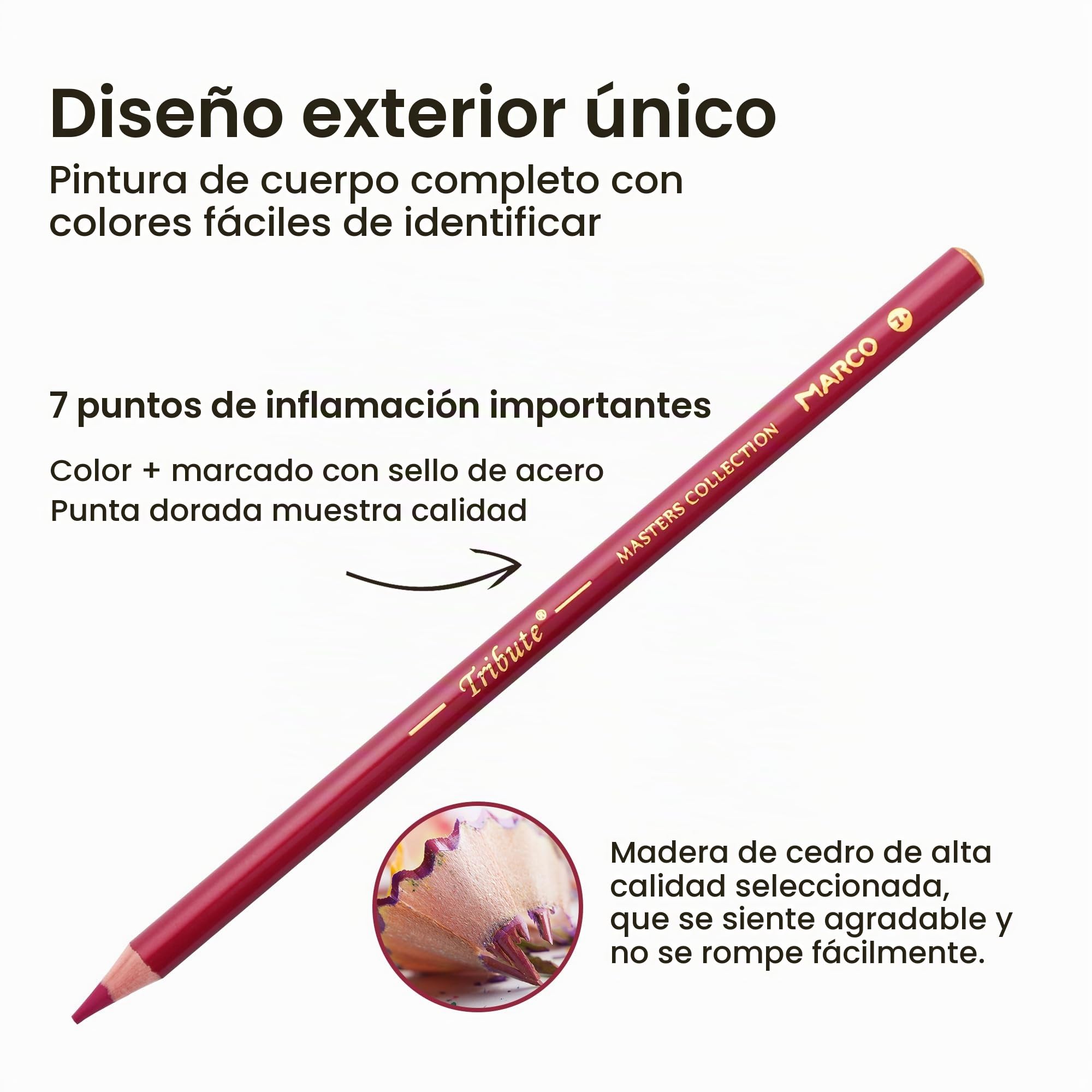 MARCO Lápices de colores para adultos para colorear – Juego de 160 lápices profesionales de pintura al óleo en caja de hierro, adecuado para estudiantes de arte y profesionales (160 piezas de aceite)