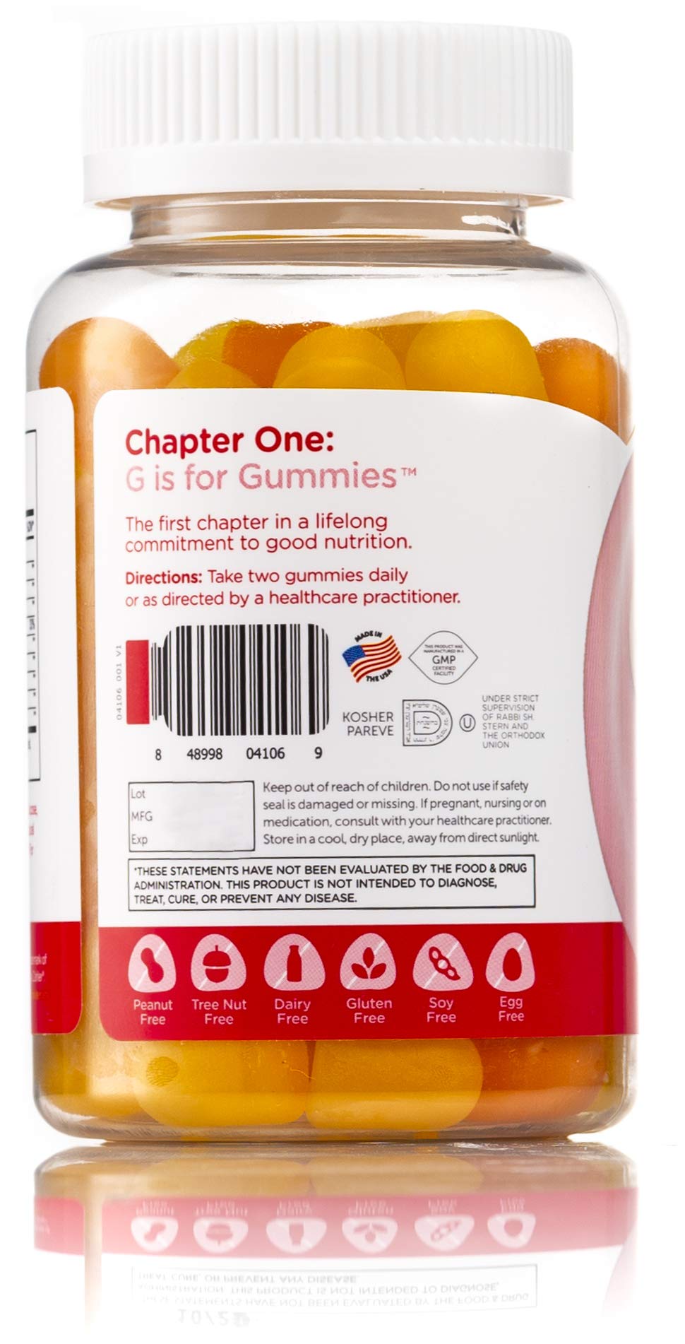 Chapter One Omega Gummies, Chewable Omega 3 Gummies for Kids, Kosher