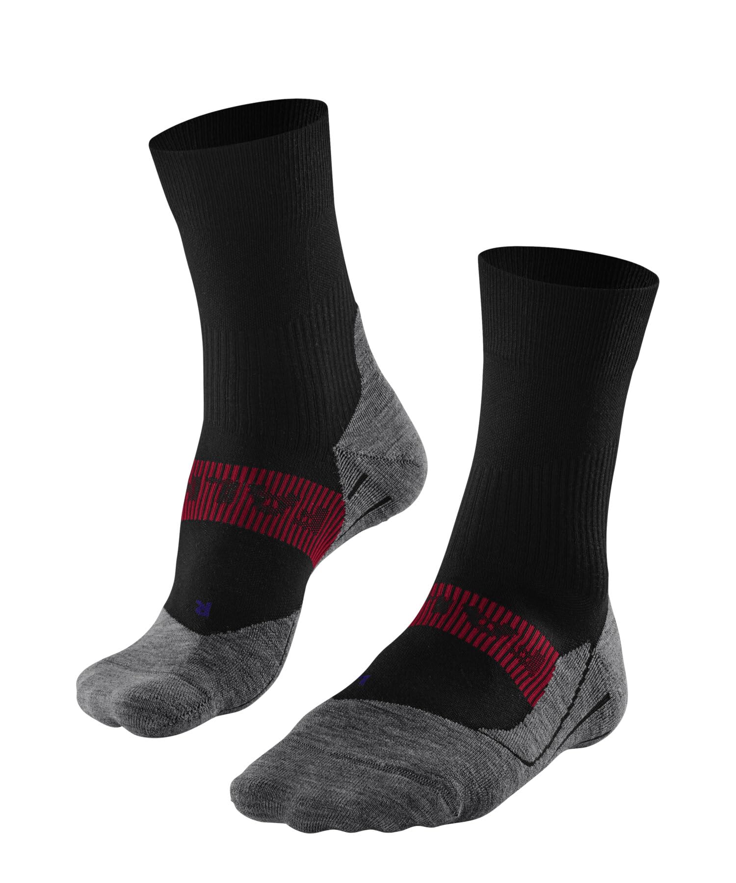 FALKE Men's RU4 Endurance Cool M So Functional Yarn Anti-Blister 1 Pair Running Socks, Black 3008, 9.5-10.5