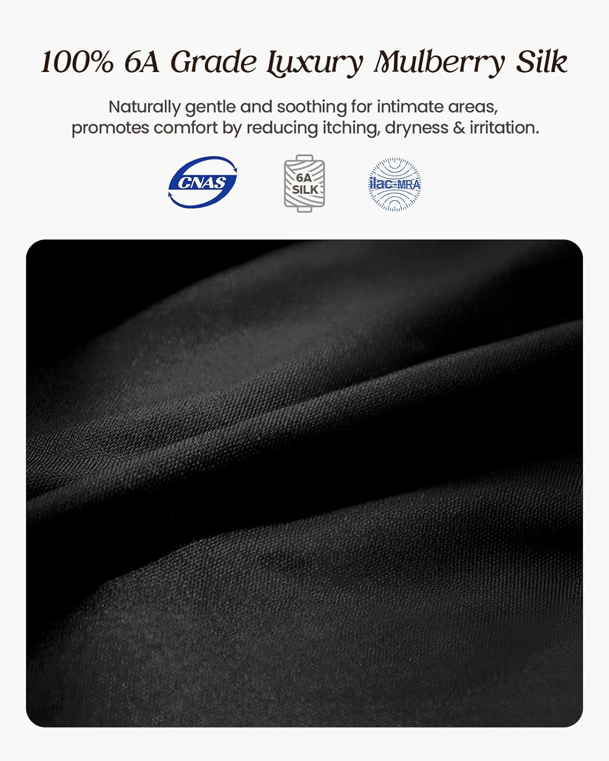 Women's Mulberry Silk Underwear, 100% Silk Panties, Breathable Sexy Stretch Hipster High Cut Bikini Panties for Women - Image 2