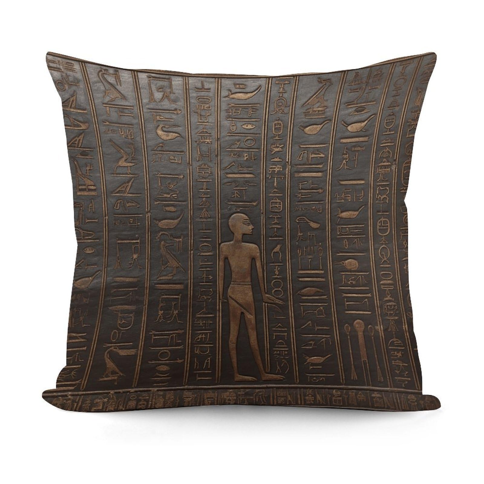 VstaDank Ancient Egyptian Hieroglyph Throw Pillow Cover Soft Square Cushion Cover Art Artwork Pillow Covers Mordern Couch Pillow Covers Decorative Cushion Case for Chair Couch Bedroom Living Room