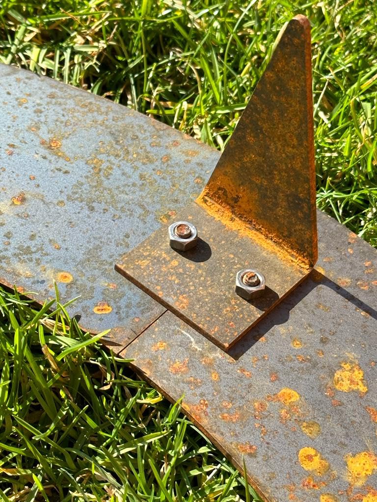 Rasenkanten Baumring FLACH aus Cortenstahl Ø 30/60 cm Mähroboter Mähkante für Bäume und Sträucher