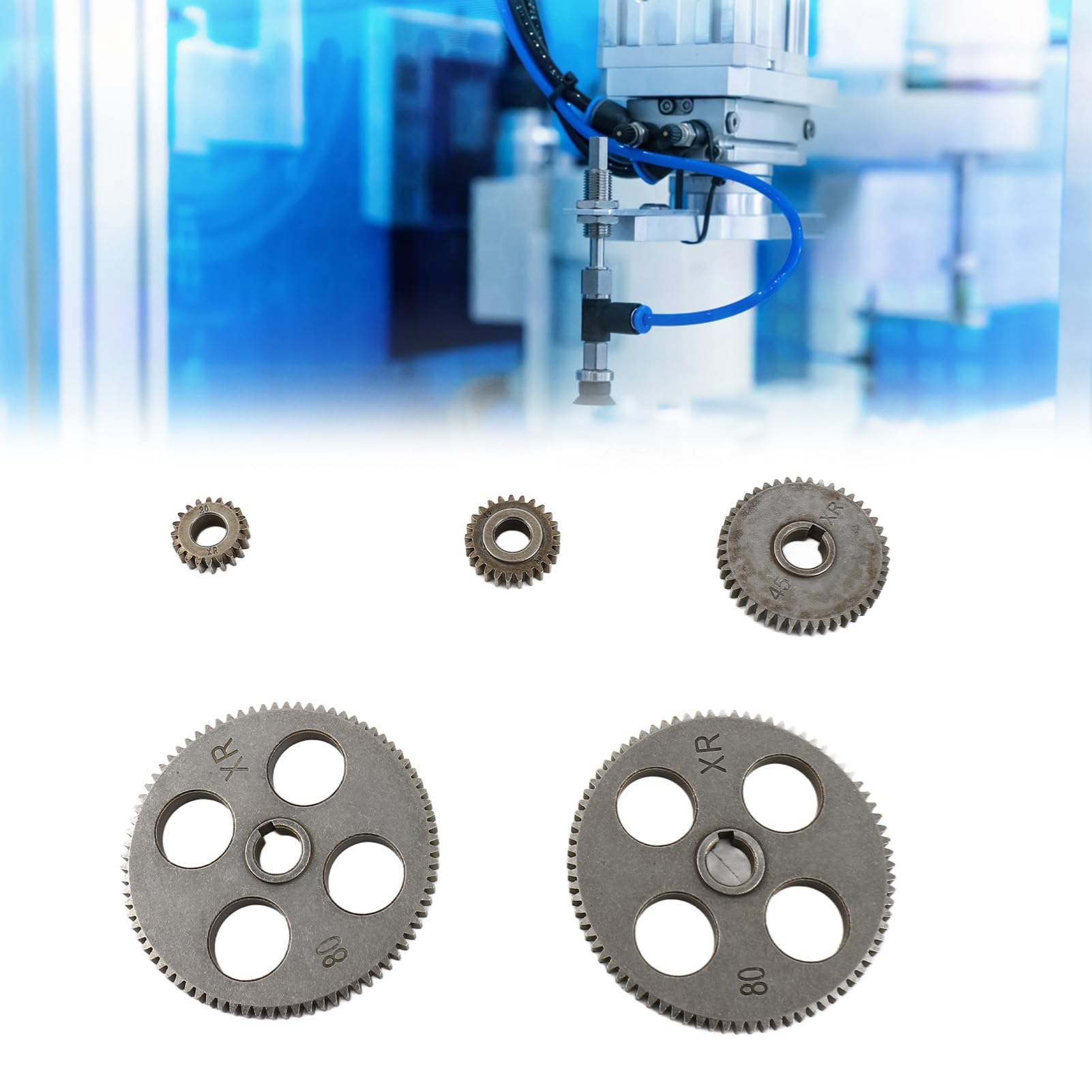 5 Pezzi Set Ingranaggi Tornio T80 T45 T25 T20 Kit Sostituzione