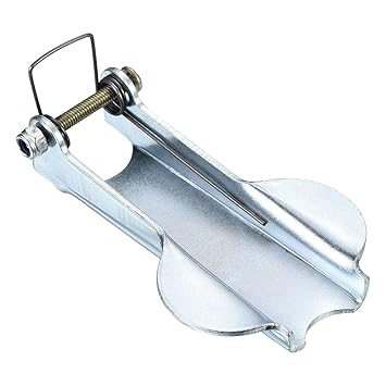 PATIKIL 3.3 Inch Hook Safety Latch Kit, Metal Towing Receiver Hitch Replacement for Clevis Hook Trailer, Silver