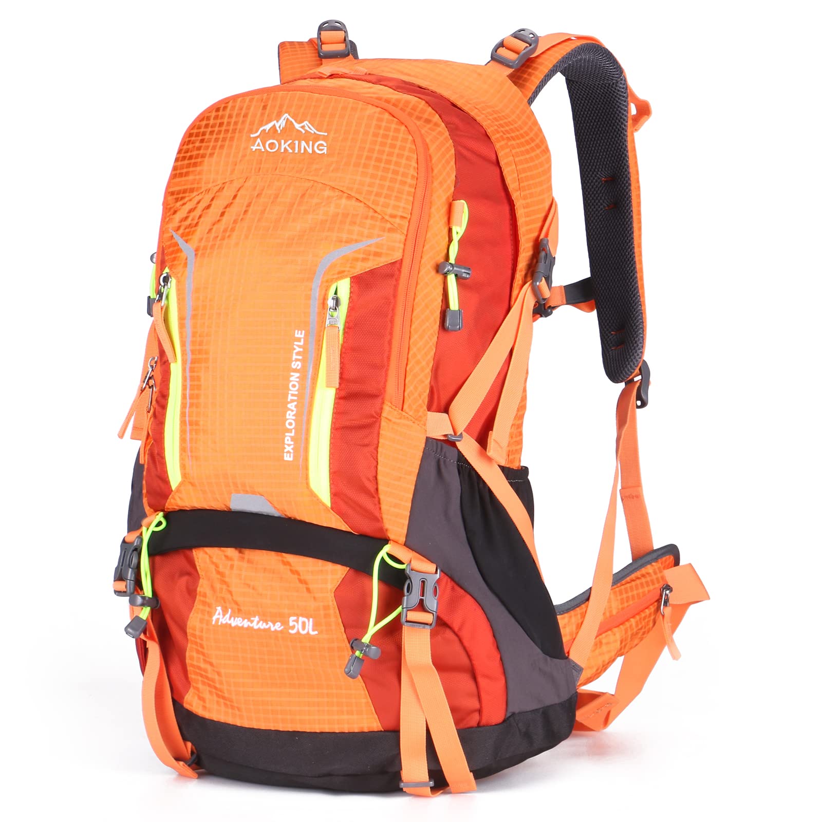 Aoking Zaino da Trekking 50 Litri, Zaino da Campeggio con Impermeabile e  Poltiglia per Flusso d'aria per Viaggi Sportivi, Donne e Uomini :  Amazon.it: Sport e tempo libero