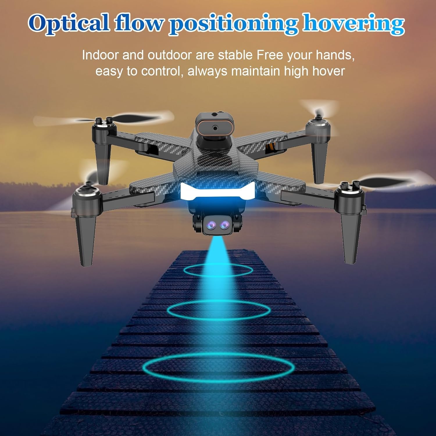 Dron OBEST Con Cámara 4K, Motor Sin Escobillas, 3 Cámaras Y Evitación De Obstáculos 360° – 2 Baterías, 28 Min De Vuelo