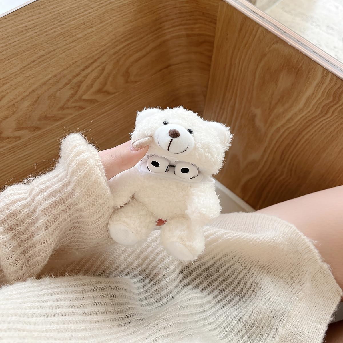 Amazon.com: YAKVOOK Plush Case Compatible with AirPods 4, Creative