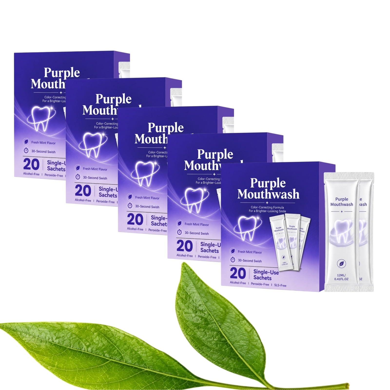 Mouthwash risciacquo orale sapore menta sbiancamento dei denti morbidi e protezione dello smalto dei denti