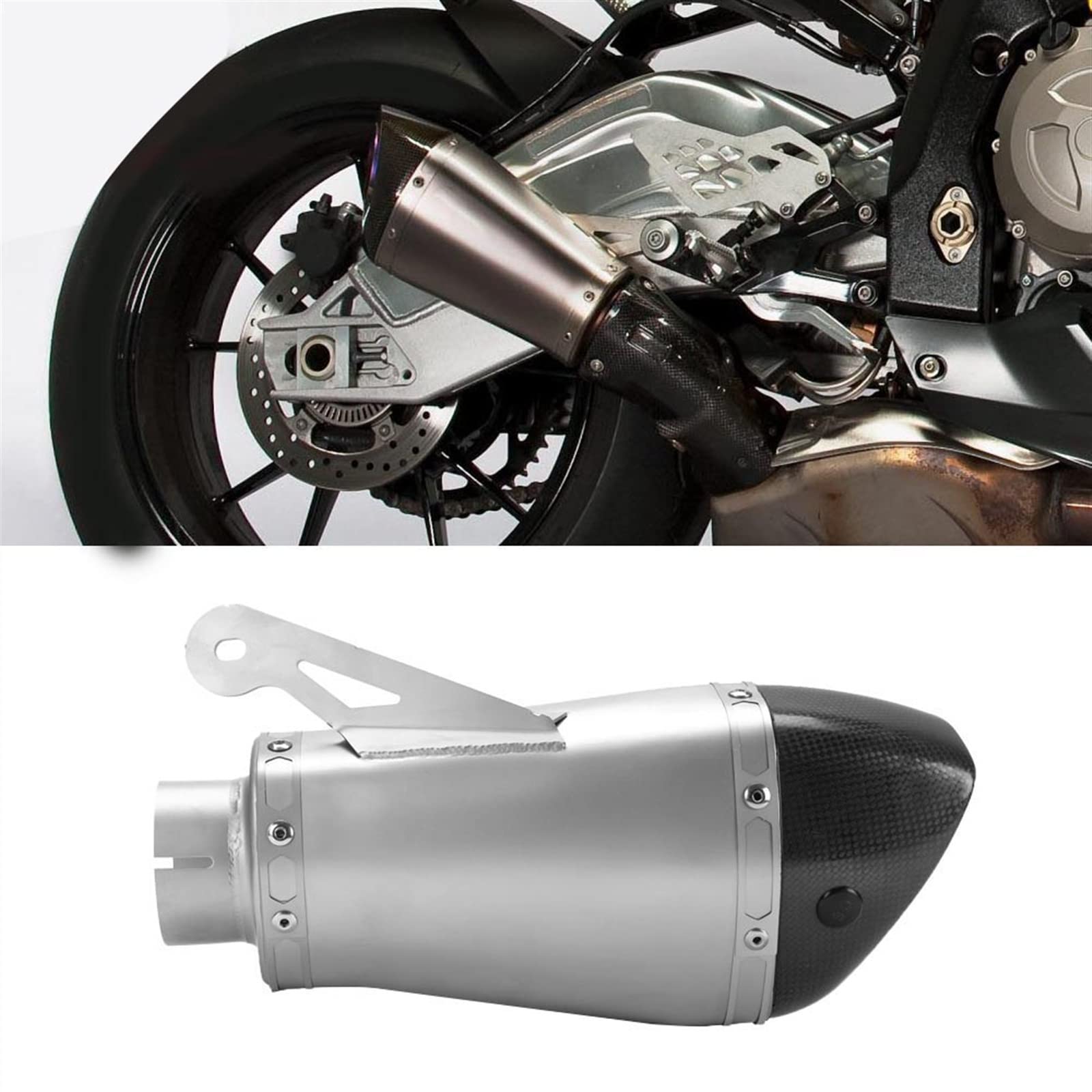 Avdb-moto Auspuffhalterung Für BMW S1000RR - Ersatz Für Soziusfußrasten