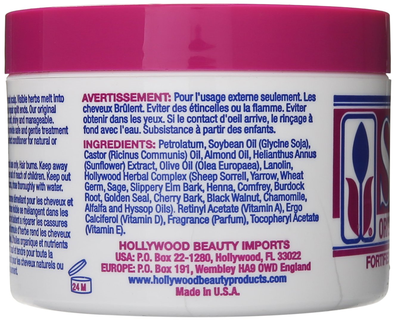 Hollywood Beauty Super Gro Herbal Formula, 7.5 Ounce