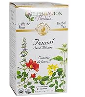 Vista 1 de CELEBRATION HERBALS Té rubio con semillas de hinojo orgánico 24 bolsas, 0.02 libras