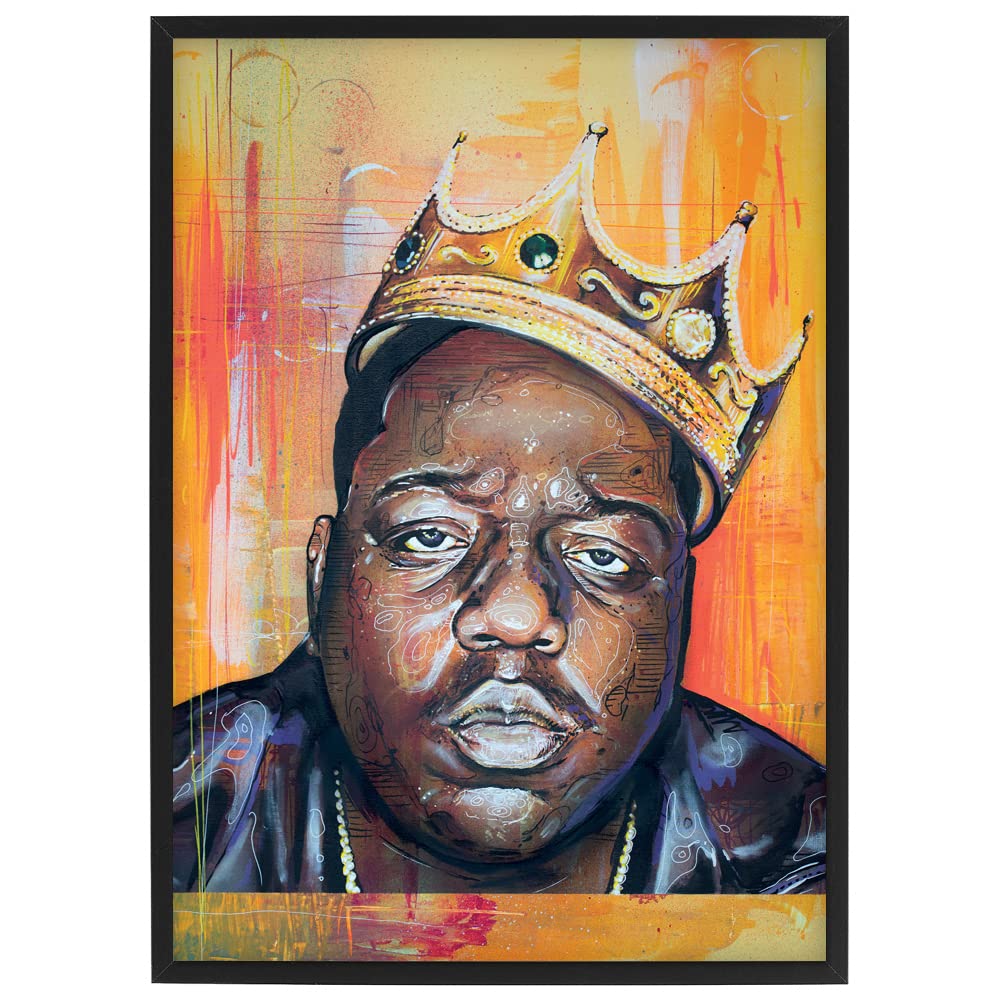 Hip Hop - Poster Rap 01 29,7 x 42 cm (A3) - incorniciato e firmato