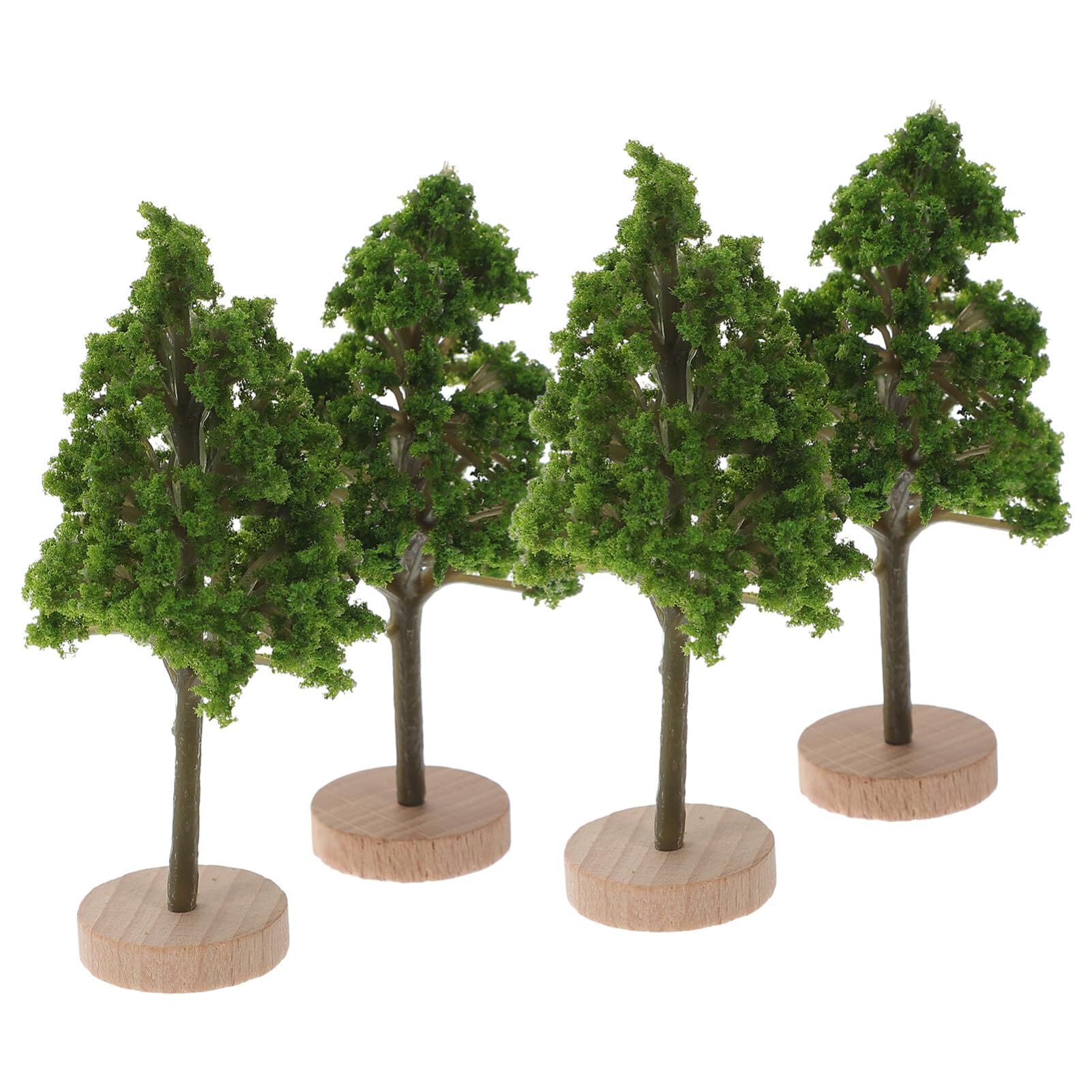 Arbres miniatures avec base Kichvoe lot de 4 éléments de paysage d'architecture robustes