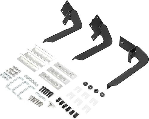 Miniatura 2 de KUAFU Soporte para estribo compatible con Ford Transit 150 250 350 2015-2023 Soportes de montaje de paso lateral del pasajero