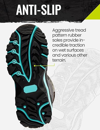 Miniatura 4 de TIDEWE Botas de caza para mujer, aisladas, impermeables, duraderas, de 15 pulgadas, botas de caza para mujer, neopreno de 0.236 in y goma para