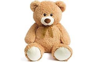 HollyHOME Giant Teddy Bear Stuffed Tan