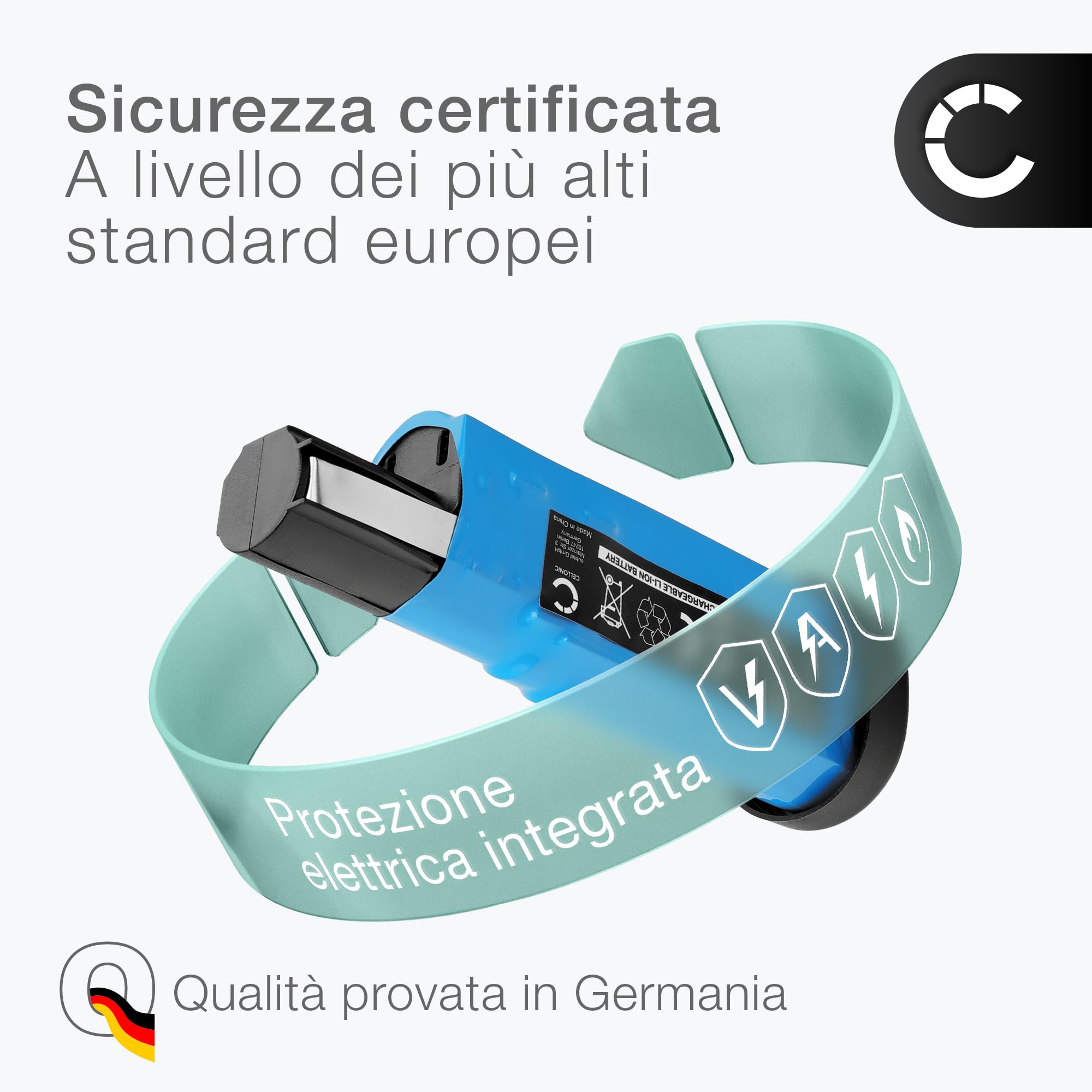 CELLONIC Batteria compatibile con Shark WV200UK, WV200, UV200CCO, XFBT200